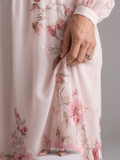Floral Long Sleeve Maxi Dress