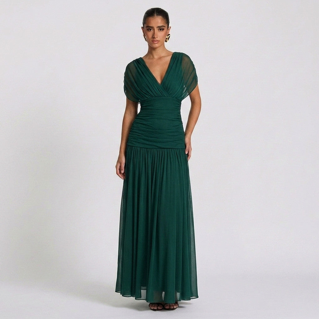 Floral Off Shoulder Maxi Dress
